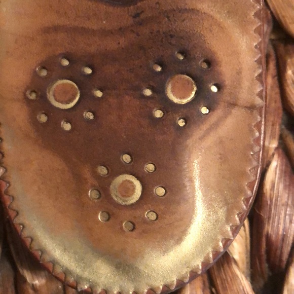 Jack Rogers Gold Glitter Sparkle Classic Sandals - Picture 6 of 7